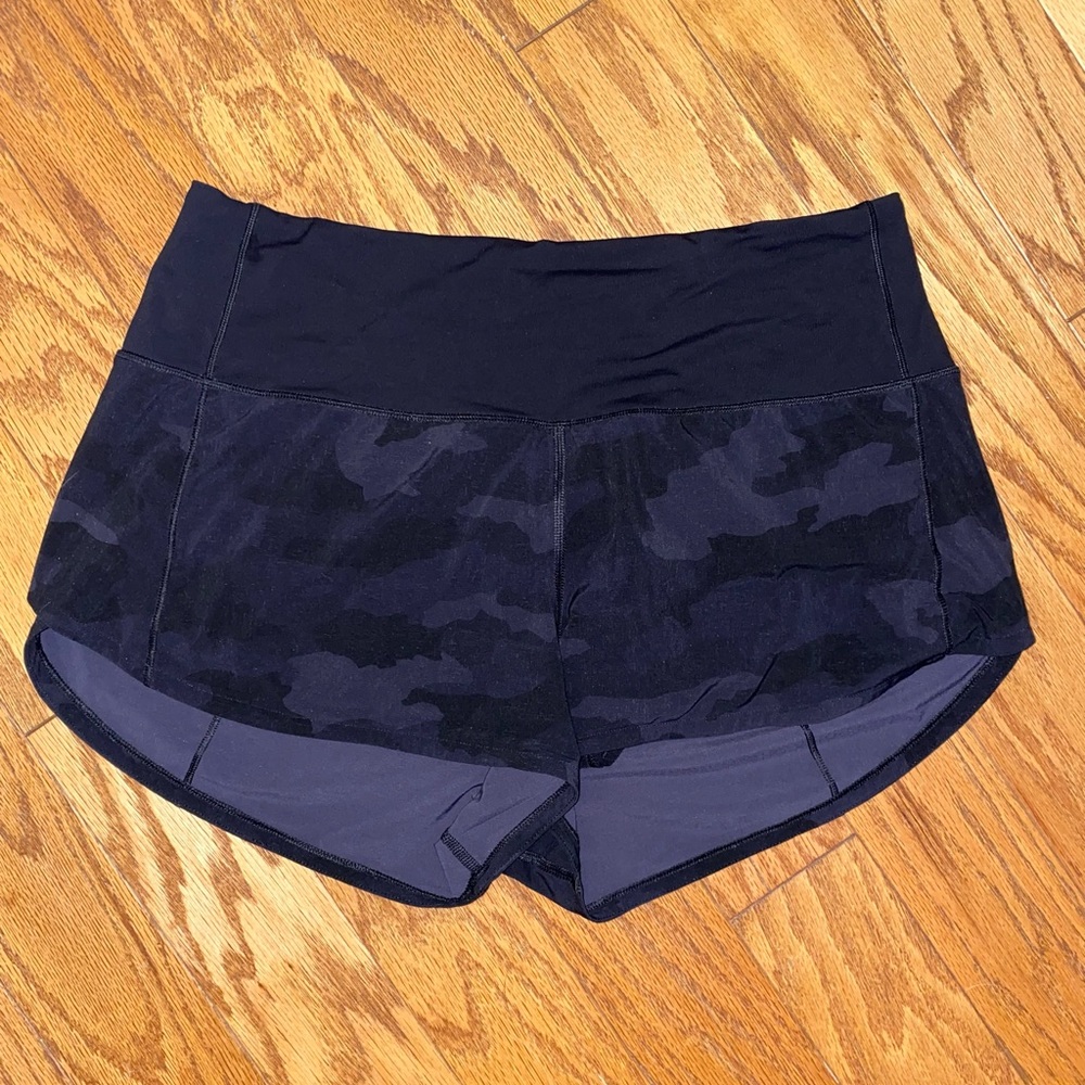 Lululemon High Rise Speed Up Shorts